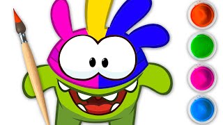 🎨 Learn Colors With Om Nom Face Painting | Learning Videos For Kids
