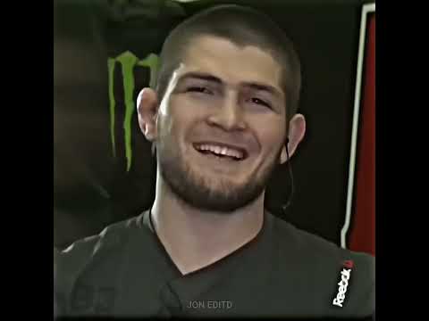 Khabib ☝🏻😇 khabib fuunniest moment[breathe speed up]