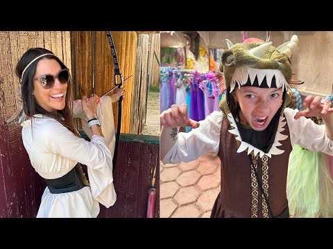 Renaissance Festival & Playing Carnival Games Vlog