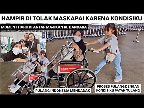 HAMPIR GAGAL TERBANG‼️MOMEN HARU PERPISAHAN DENGAN MAJIKANKU YANG SANGAT BAIK