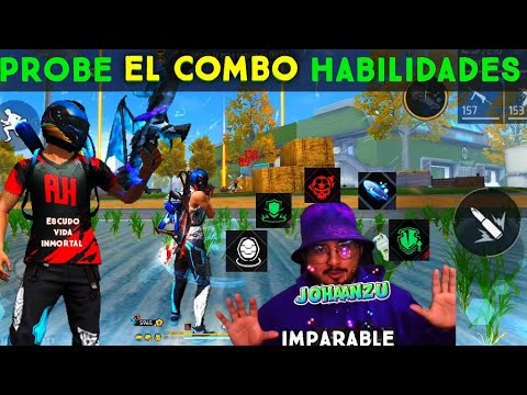 Probe El Combo de Habilidades De JoHanZu Con mas Escudo - Free Fire