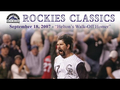 Rockies Classics - Helton's Walk-Off Homer (September 18, 2007) video clip