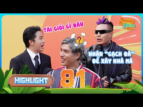 Highlight Tập 81: Dương Lâm và Cris Phan "dựng chuyện", xài xể em út HIEUTHUHAI | 2 Ngày 1 Đêm