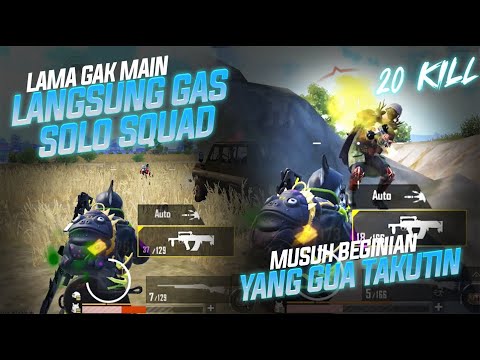 MUSUH BEGINIAN LEBIH GUA TAKUTIN DARI PADA MUSUH YANG LINCAH ! SOLO SQUAD PANEN KILL !! #pubgmobile