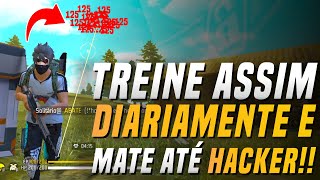 O MELHOR TREINAMENTO PARA ATINGIR A MELHOR MIRA NO FREE FIRE !! DICAS FREE FIRE