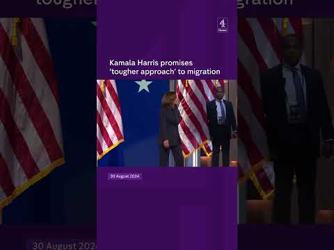 Kamala Harris promises 'tougher approach' to migration