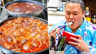 Chef-Level Skills👨‍🍳 Sumo Wrestlers Butcher 18 lbs of Meat & Cook a Full Italian Course🥩