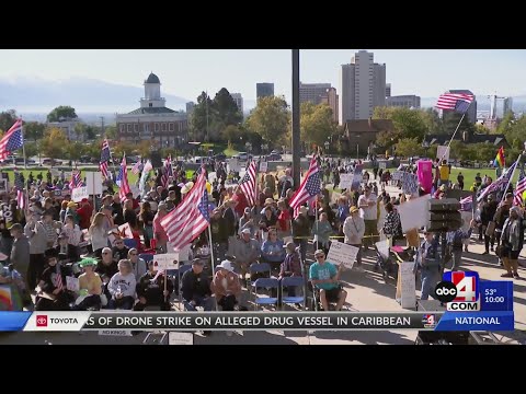 YouTube video thumbnail: Thousands Attend Salt Lake City’s ‘No Kings’ Protest