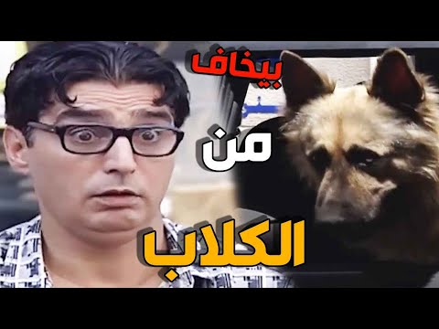 شفيق طلع بيخاف من الكلاب شوفو شو عمل لما هجم عليه كلب  بالشارع !   ـ فرصة عمر