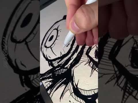 Sketching on iPad using Realistic Brushes