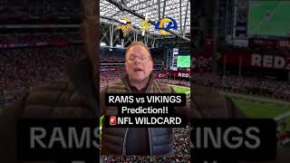RAMS vs VIKINGS Prediction!!🚨NFL WILDCARD