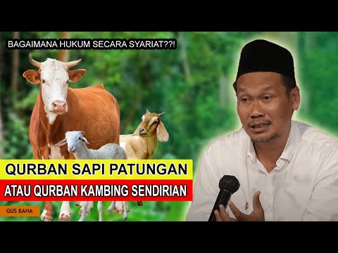 Lebih Utama Mana?!! Qurban Sapi Patungan Atau Kambing Sendirian | Gus Baha