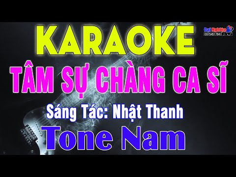 Tâm Sự Chàng Ca Sĩ Karaoke Tone Nam Nhạc Sống Rumba Cực Chất || Karaoke Đại Nghiệp