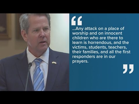 YouTube video thumbnail: Georgia Leaders React to Minneapolis Mass Shooting