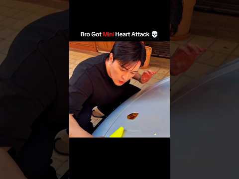 Bro Got Mini Heart Attack 💀 #phonk #edit #porsche #miniheart #attack #cars #shorts #bmx