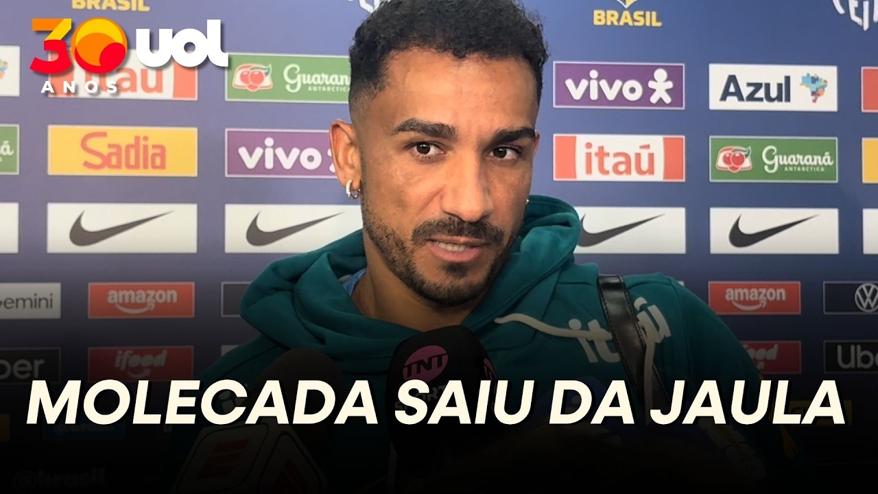 DANILO: PARECE QUE A MOLECADA DA SELEÇÃO BRASILEIRA SAIU DA JAULA NO SEGUNDO TEMPO