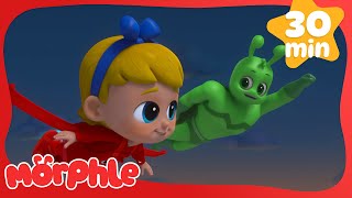 The Shooting Star Wish Race with Superheros! | Morphle Fun Animal Cartoons for Kids