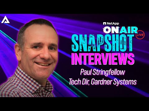 Paul Stringfellow @ INSIGHT 2024 | NetApp ONAIR SNAPSHOT