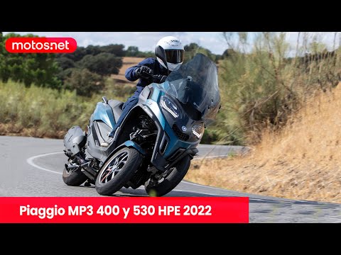 PIAGGIO MP3 400 y 530 2022 | ¿La mejor "moto" de tres ruedas" / Presentación / Test / 4K / motos.net