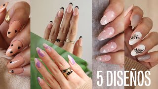 5 diseños de uñas tendencia 2023 con esmalte semipermanente