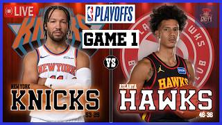 New York Knicks VS Atlanta Hawks LIVE Commentary Scoreboard | NBA PLAYOFFS! Game 1