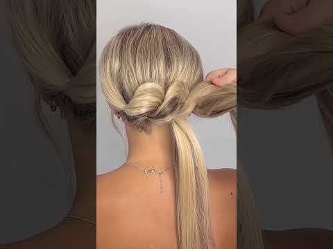Updo For Beginners: Simple And Easy #braidhairstyle #hairstyleinspo #hairtutorial