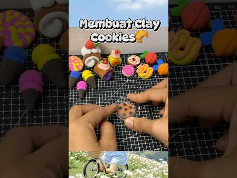 Membuat Clay Cookies🥐#clay #clayart #claycraft #clayvideos #cookies #shorts #shortsfeed #cookie