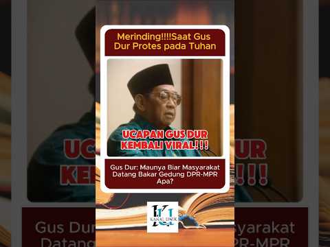 Merinding!!!  Ketika Gus Dur Marah kepada DPR dan MPR  #gusdur