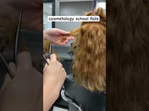 My fails as a cosmetology student… #failcompilation #beauty #hairschool #cosmetology