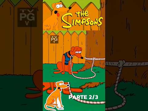 EL AYUDANTE DE SANTA MUERDE A BART parte 2/3 #simpsons #bart #bartsimpson
