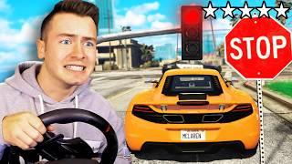 GTA 5 mit LENKRAD spielen, aber ich darf KEINE REGELN brechen...