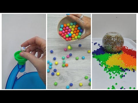 Oddly Satisfying video compilation with beads, bells, balls, marble run, xylophone and more