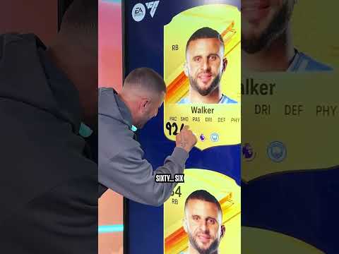 Кайл Уокер исправляет показатели в своей карточке EA FC24