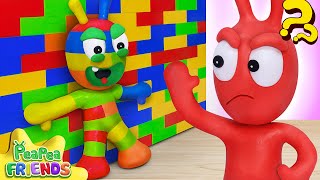 Pea Pea Has Fun When Playing Hide and Seek with Friends - Funny Playtime for Kids
