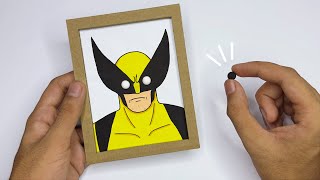 Deadpool & Wolverine Easy Cardboard Pinball Game 😍 Amazing Cardboard & Paper Crafts 😍