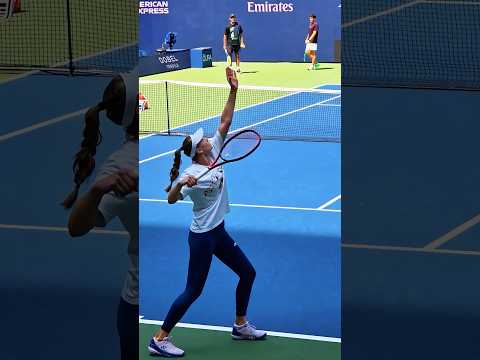 WTA #1 Elena Rybakina Serve <strong>In</strong> Slow-Motion 🎾 #<strong>Shorts</strong>