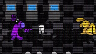 Among Us in FNAF Springbonnie Springlock + Crying Child Follow Me Minigame