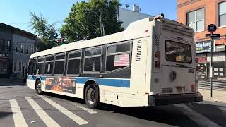 MTA NYCT #8025 on the Q58 to Flushing at Forest Av Subway Station 