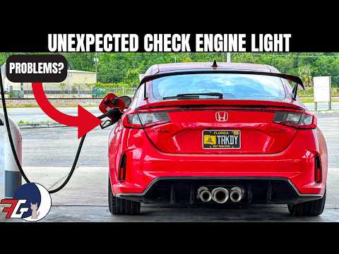 Check Engine Light on the Way to the Track! FL5 Civic Type R Track Day at The FIRM