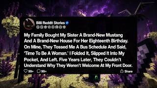 My Family Bought My Sister A Brand-New Mustang And A Brand-New House For Her Eighteenth...