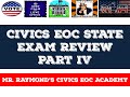 Civics EOC Exam Review: Key Concepts and Benchmarks