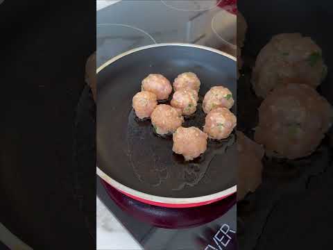 ALBONDIGAS DE POLLO con Puré 🍗 con @Kulinaria.recetas