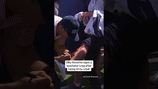 Billy Horschel HITS spectator with golf ball!!!!!! #shorts #golf #pga