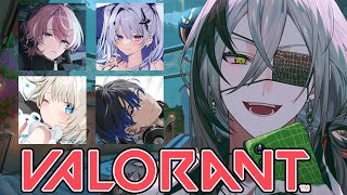 【VALORANT】久しぶりの箱内フルパVALOだ！！！【日裏クロ / ネオポルテ】