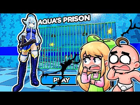 ESCAPA DE ¡AQUA PRISON RUN OBBY! 😱💧 ROBLOX