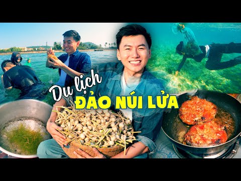 Lặn biển tìm hải sản, no nê đặc sản ở đảo Lý Sơn |Du lịch ẩm thực Quảng Ngãi Việt Nam
