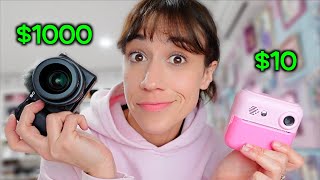 $1000 Vlogging Camera vs. $10 Vlogging Camera!