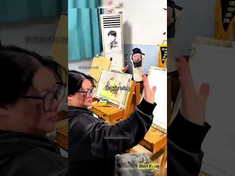 Tờ giấy trắng bất ngờ biến thành kiệt tác trước mắt giáo viên 😱