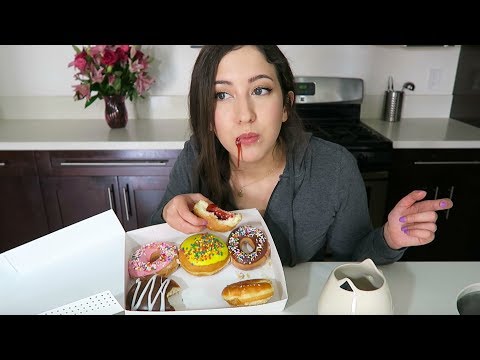 CHEAT DAY! Dumplings, Donuts + Noodles Eating Mukbang