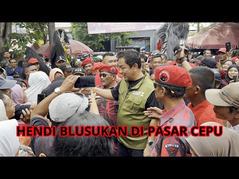 BLUSUKAN KE PASAR HENDI BORONG DAGANGAN UNTUK DIBAGIKAN WARGA